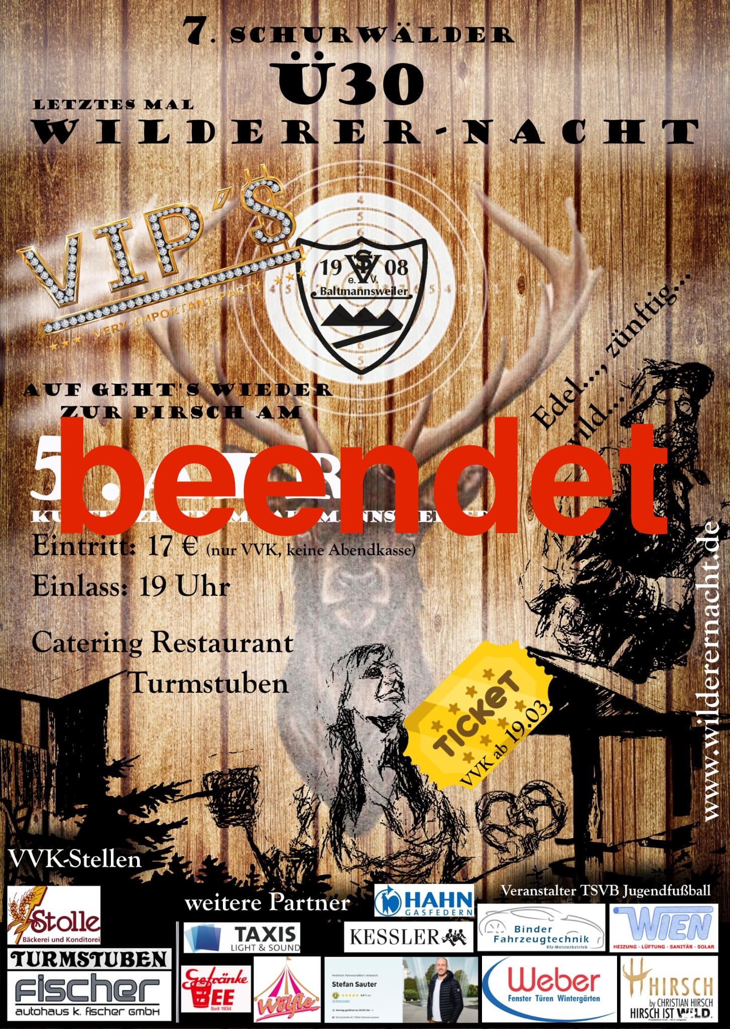 Wilderernacht Plakat